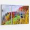 Designart - Colorful Autumn Landscape in Mountains - Large Landscape Canvas Art Print